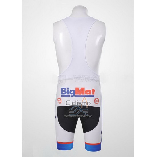 Fdj Ropa Ciclismo Culotte Corto 2012 Mangas Cortas Blanco y Azur